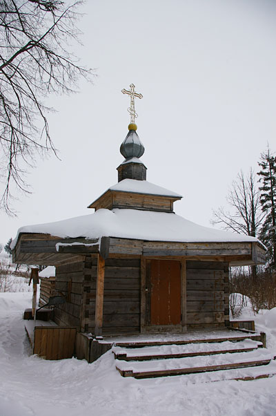 Село Ножкино. Костромская область. Авраамиево-Городецкий монастырь в Ножкино.