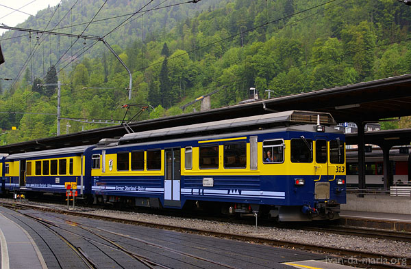 BOB - Berner Oberland Bahn, Switlerland. Interlaken to Grindelwald, Interlaken to Lauterbrunnen