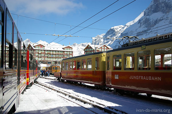 JB - Jungfraubahn, Switlerland. Kleine Scheidegg to Jungfraujoch - Top of Europe, Jungfrau
