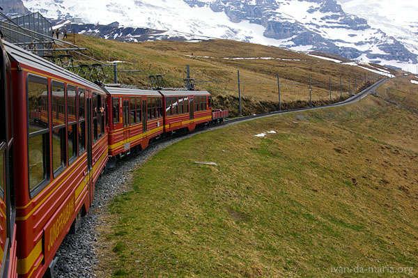 JB - Jungfraubahn, Switlerland. Kleine Scheidegg to Jungfraujoch - Top of Europe, Jungfrau