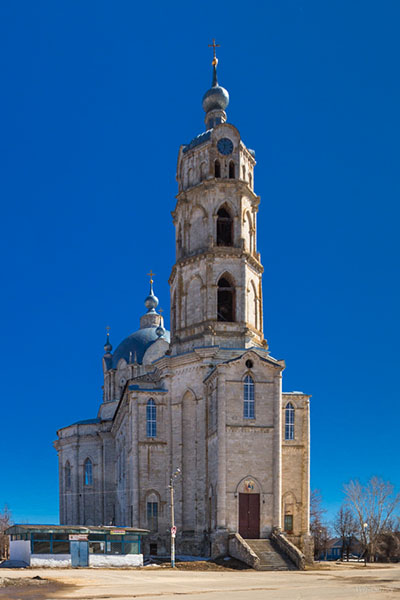 Рязанская область Гусь-Железный церковь зимой