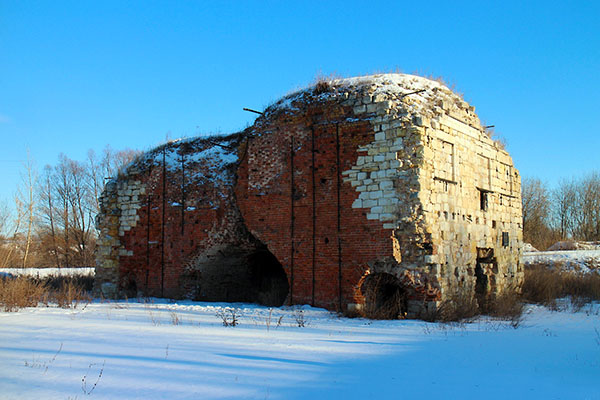 Рязанская область Истье доменная печь зимой. Istye winter