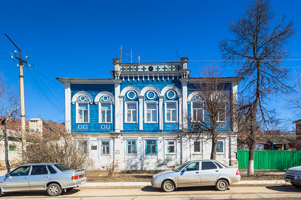 Рязанская область Касимов зимой. Мечеть и  минарет Касимов. Kasimov mosque
