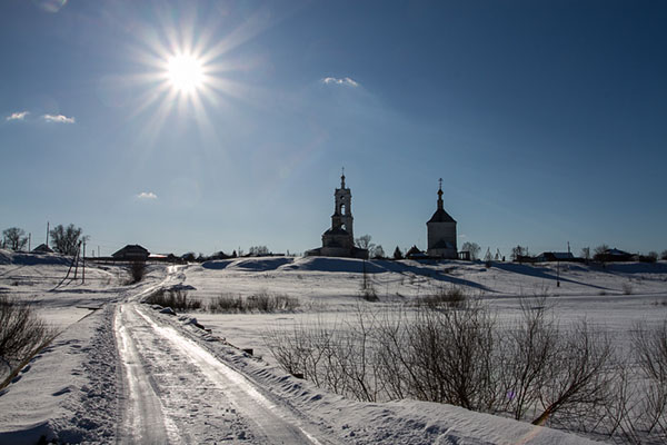 Рязанская область Гусевской погост зимой