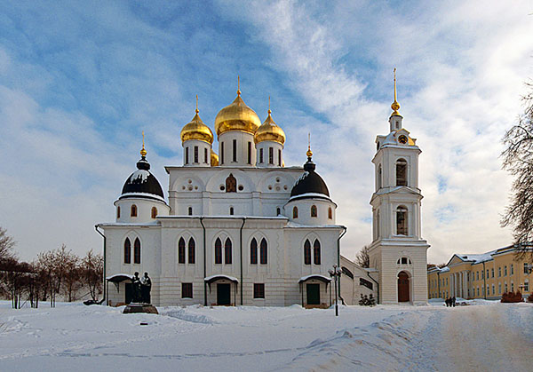 фото зимой Дмитров кремль