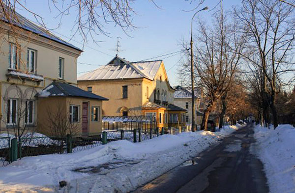 Фото зимой посёлок Северный Москва