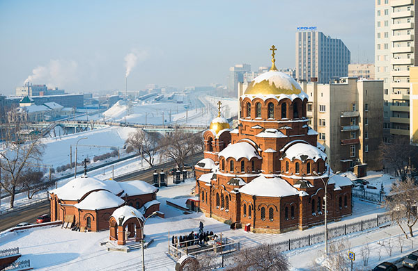 Новосибирск зима