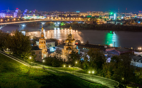 экскурсии Нижний Новгород ночью фото города