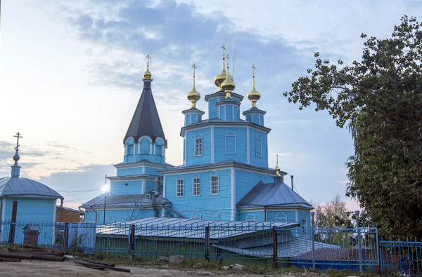деревянная церковь село Великий Враг Кстово Нижегородская область