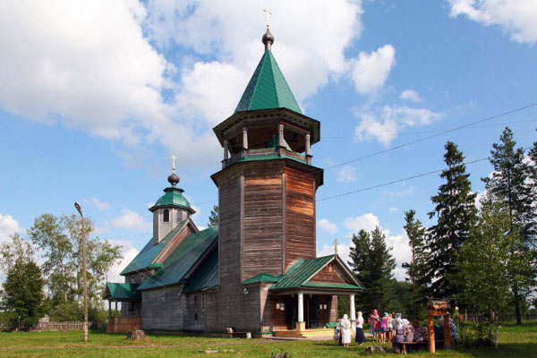 деревянная церковь Троицкое Воскресенский район Нижегородская область