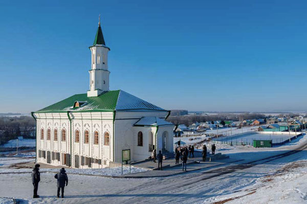 старейшая мечеть Татарстана Нижняя Береске зимой